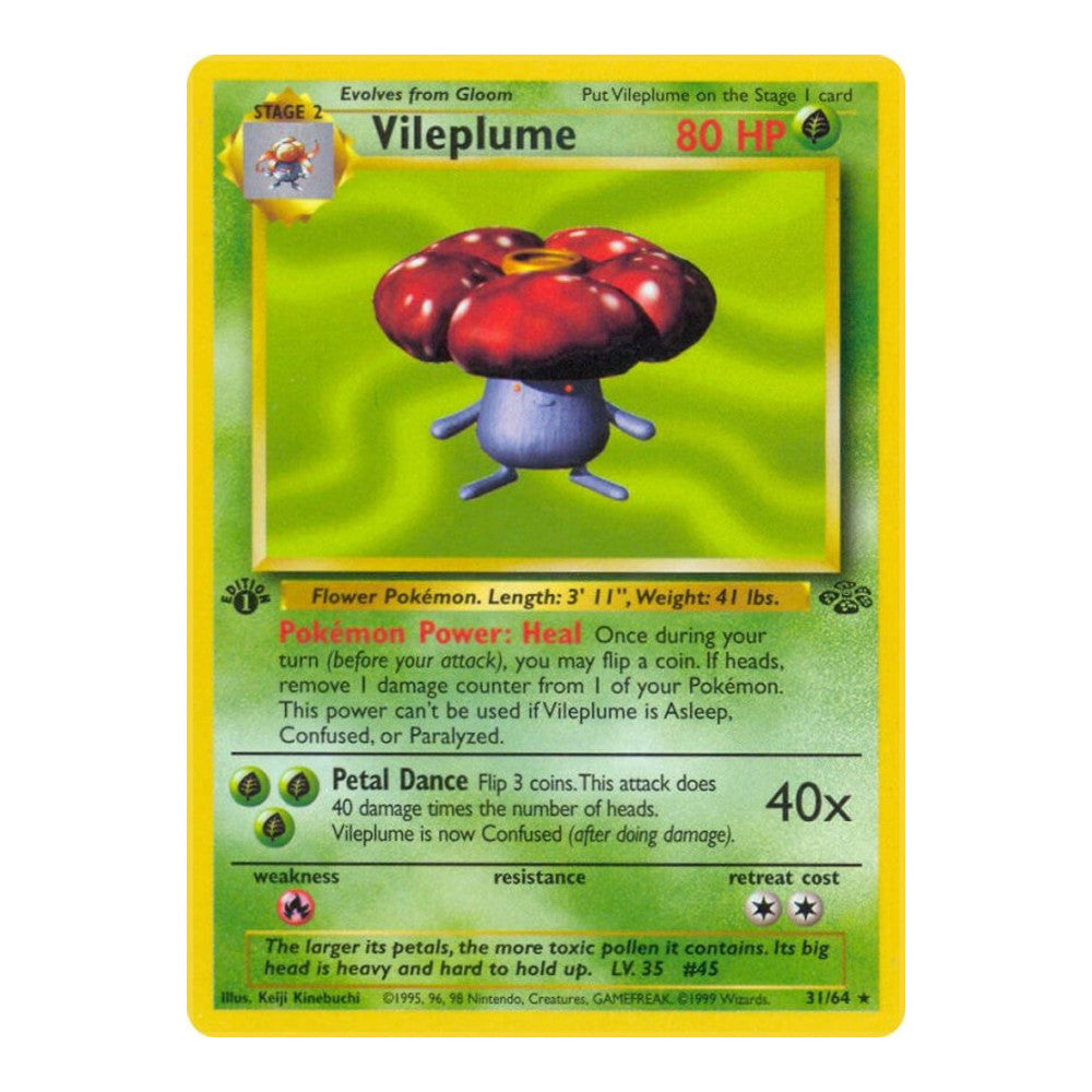 Jungle (JU) - Vileplume 31 (#31/64) (Near Mint)