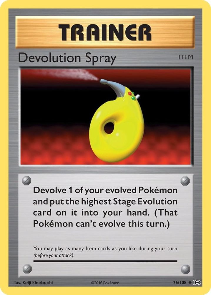 XY - Evolutions (EVO) - Devolution Spray (#76/108, Uncommon) ()
