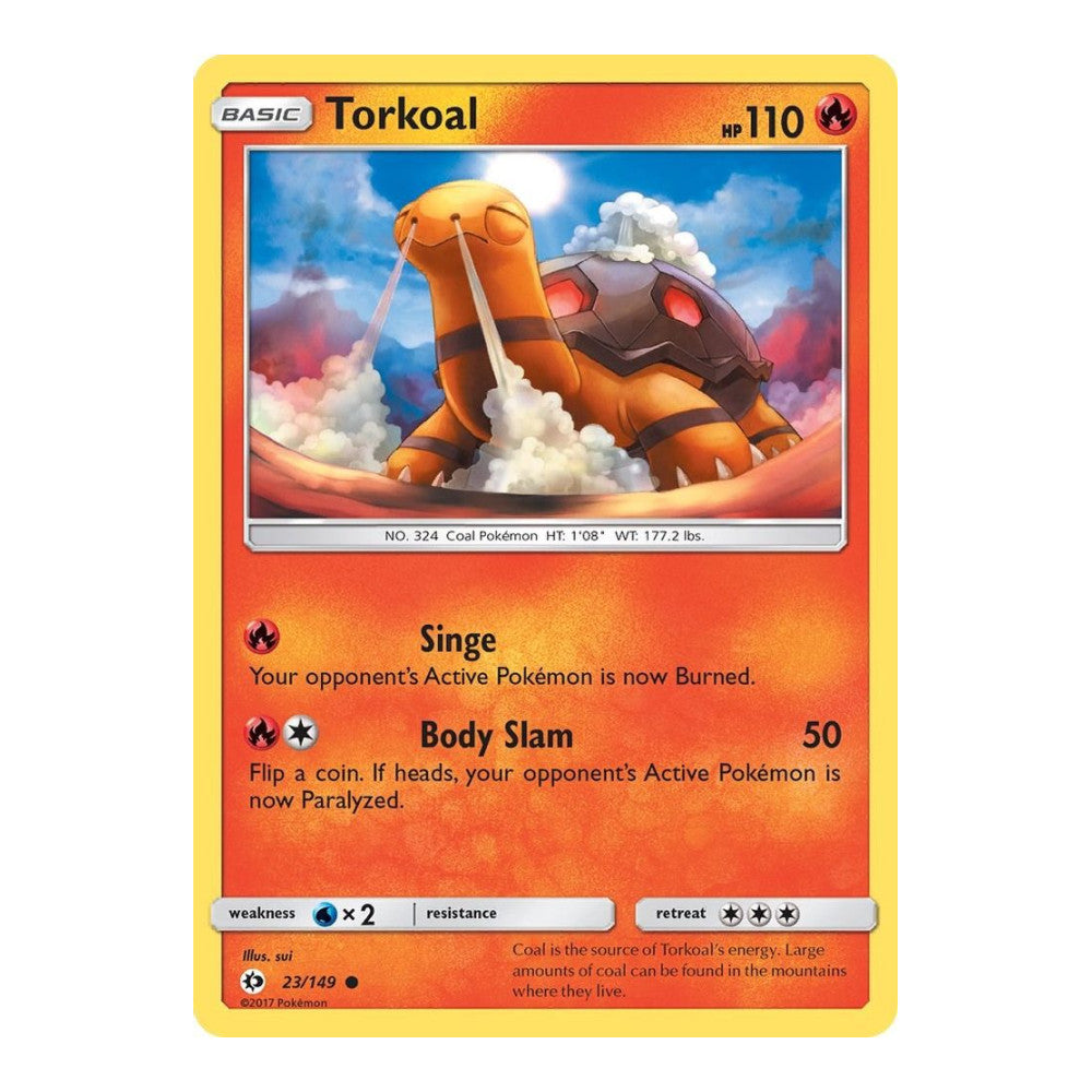 SM Base Set (SM01) - Torkoal (#23/149) (Near Mint)