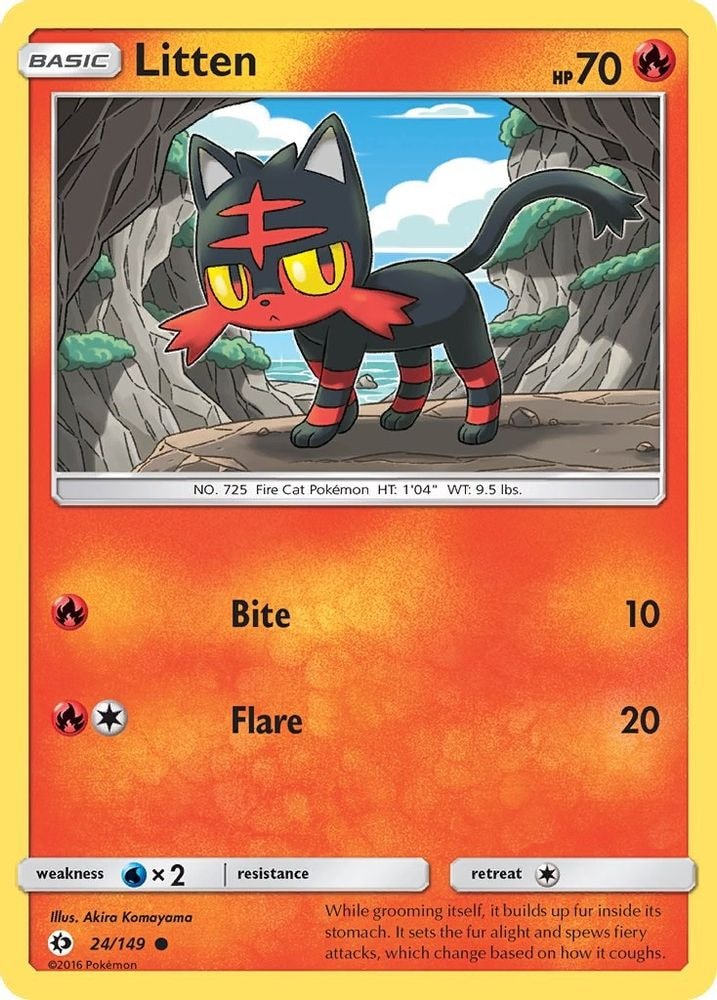 SM Base Set (SM01) - Litten (#24/149, Common)