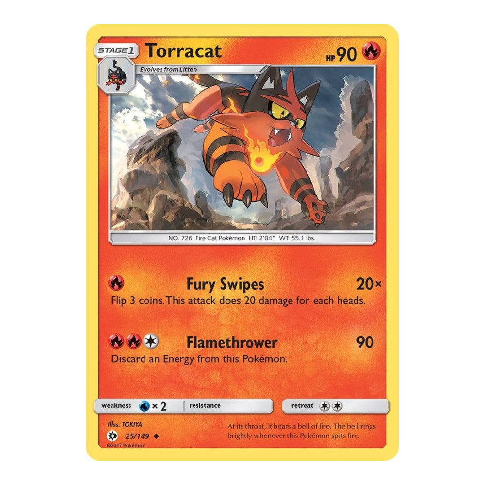 SM Base Set (SM01) - Torracat (#25/149) (Near Mint)