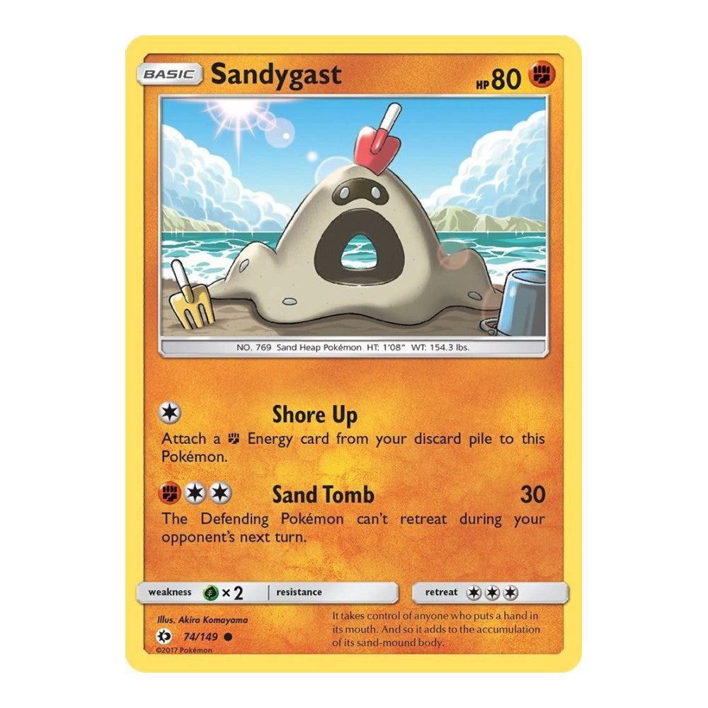 SM Base Set (SM01) - Sandygast (#74/149) (Near Mint)