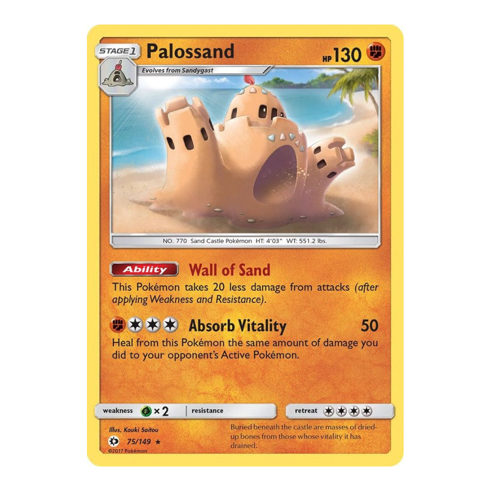 SM Base Set (SM01) - Palossand (#75/149) (Near Mint)