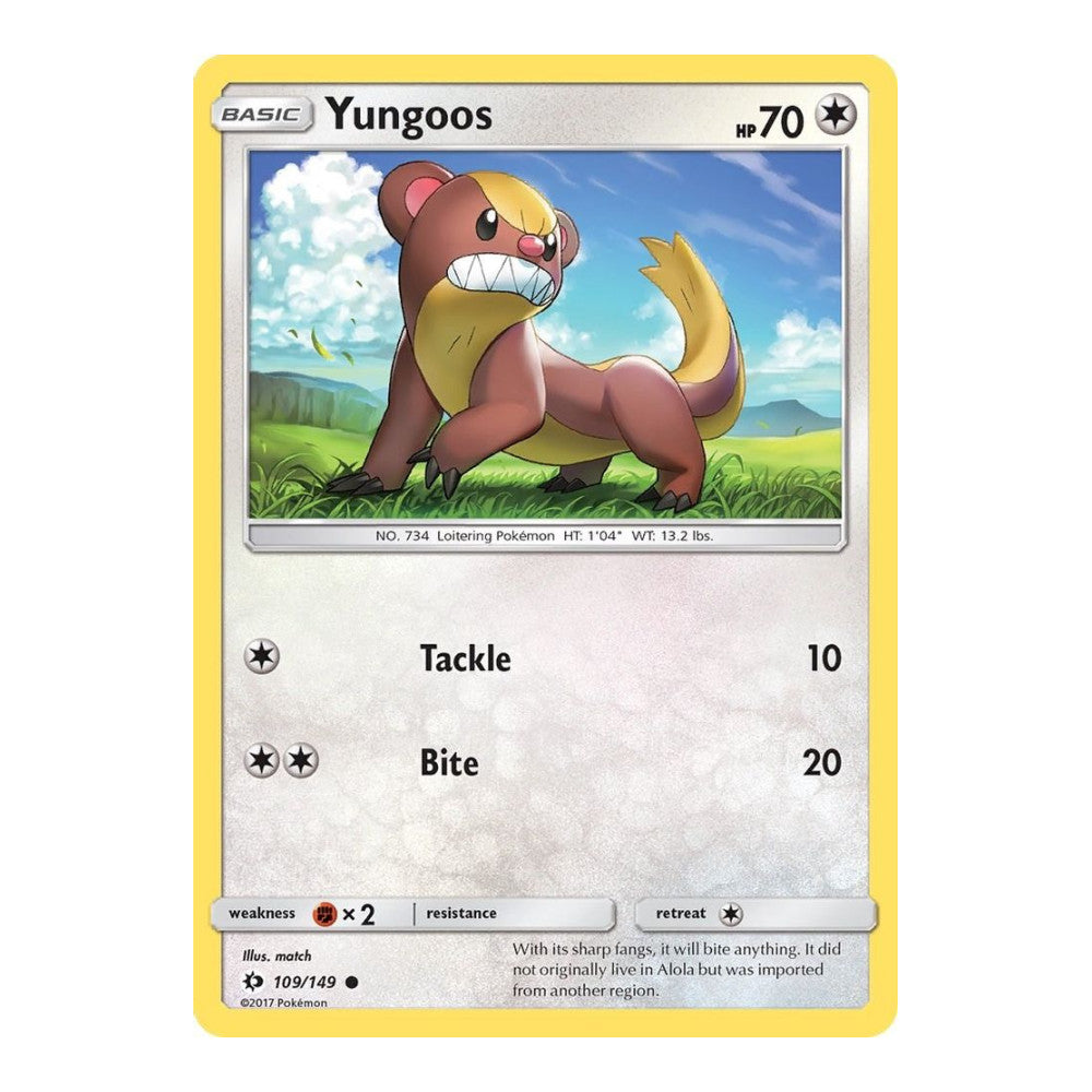 SM Base Set (SM01) - Yungoos (#109/149) (Near Mint)