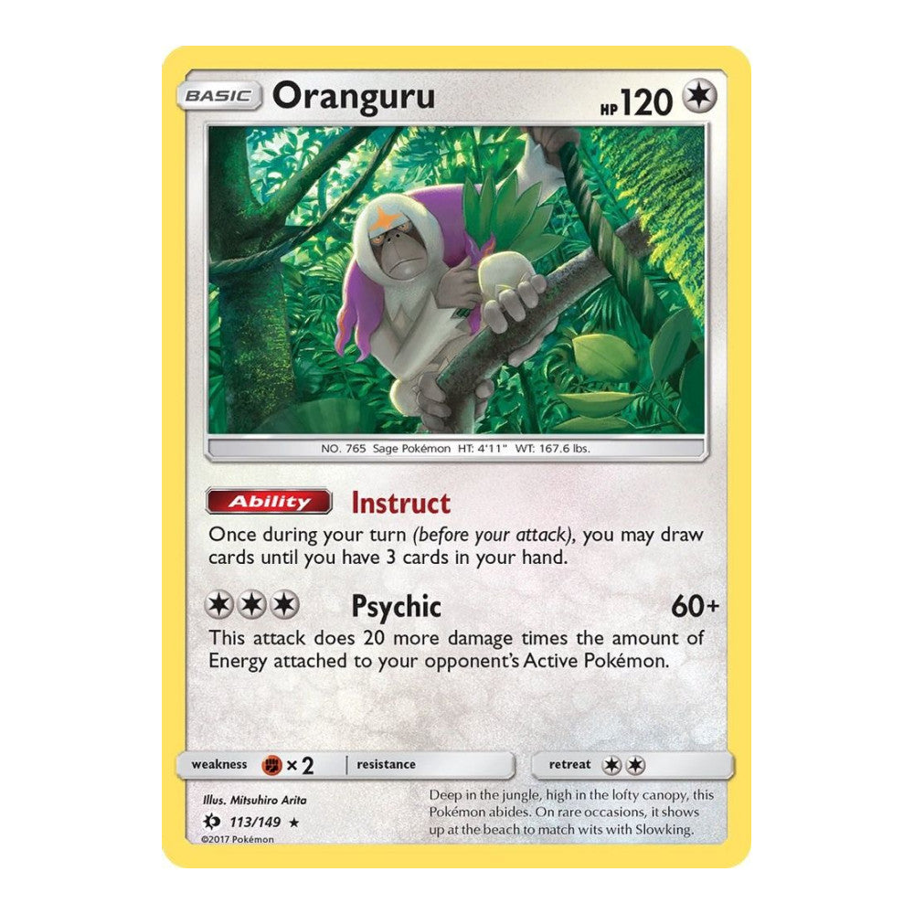 SM Base Set (SM01) - Oranguru (#113/149) (Near Mint)