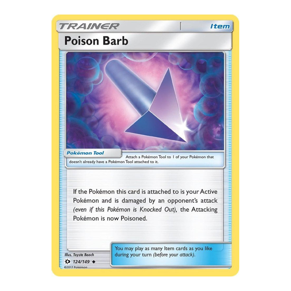 SM Base Set (SM01) - Poison Barb (#124/149) (Near Mint)