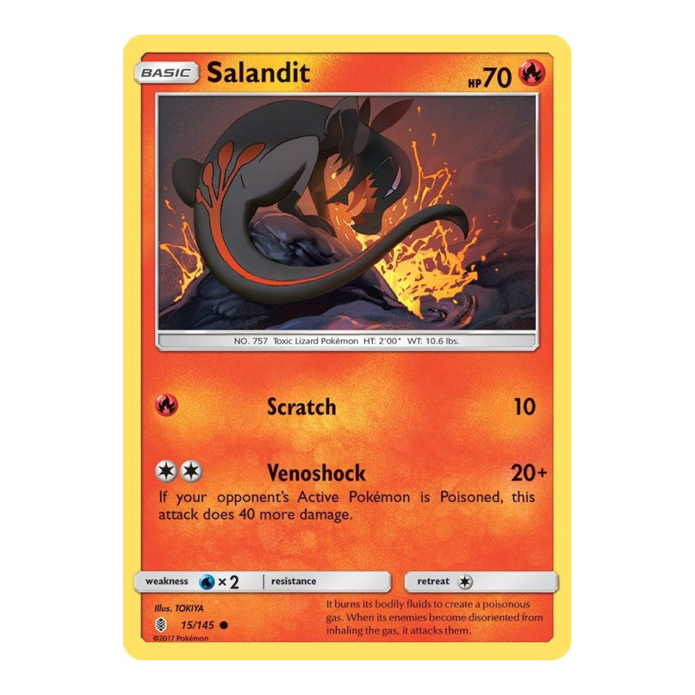 SM - Guardians Rising (SM02) - Salandit (#15/145) (Near Mint)