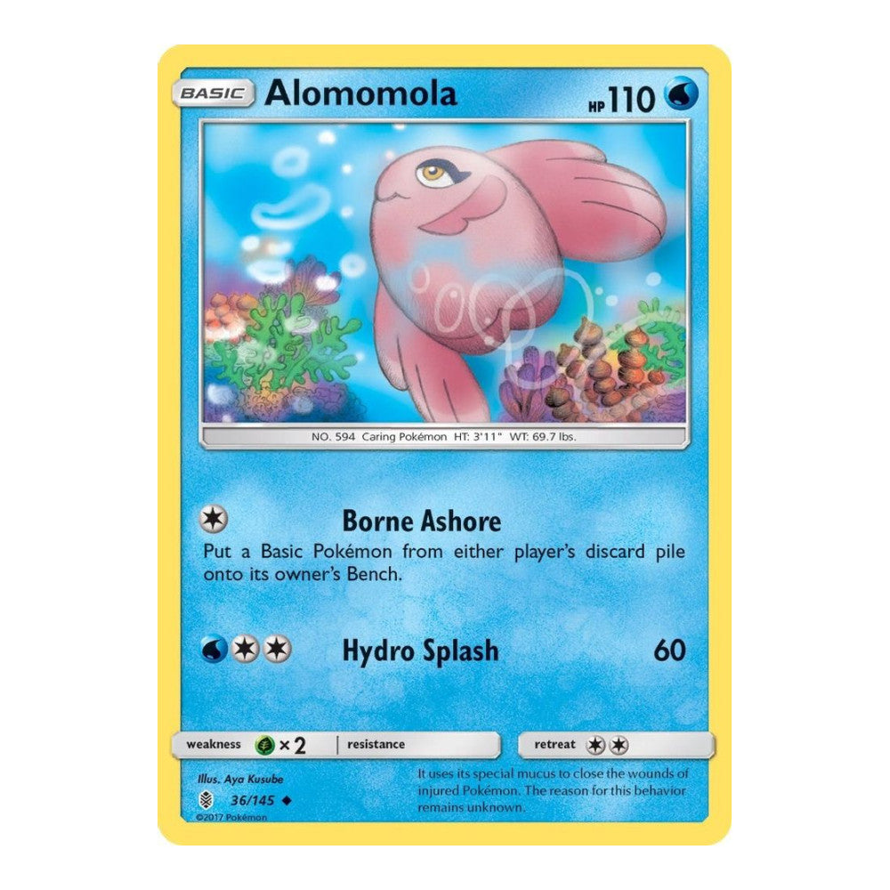 SM - Guardians Rising (SM02) - Alomomola (#36/145) (Near Mint)