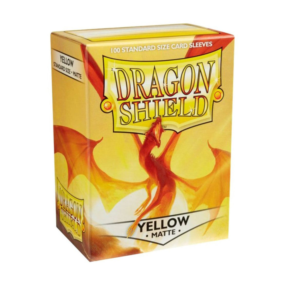 Dragon Shield Card Sleeves () - Dragon Shield Matte Sleeves Yellow 100 Pack () (Unopened)
