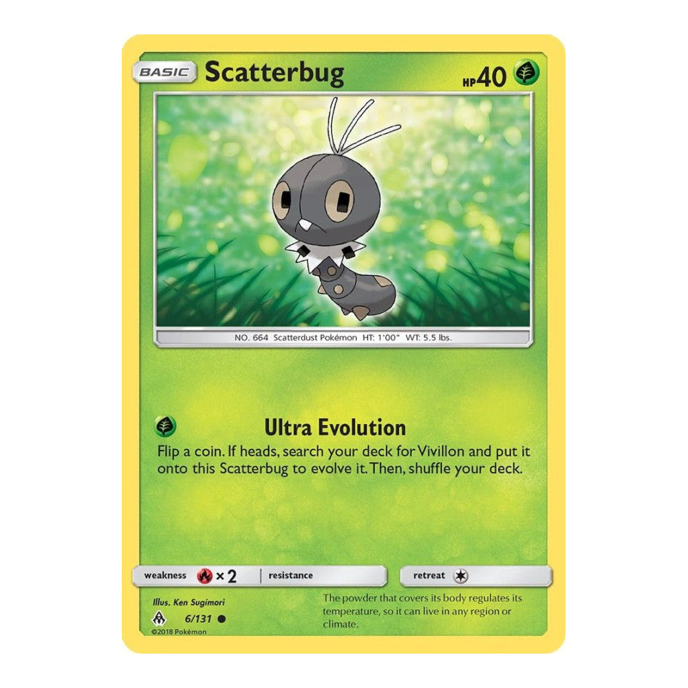 SM - Forbidden Light (SM06) - Scatterbug (6) (#6/131) (Near Mint)