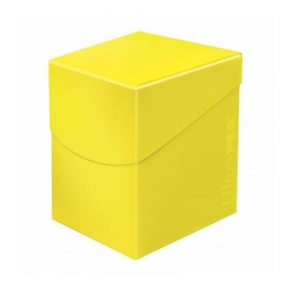 Ultra Pro Deck Boxes () - Eclipse PRO 100plus Lemon Yellow Deck Box () (Unopened)
