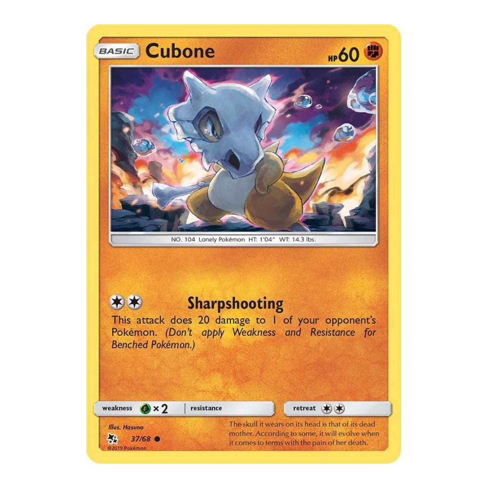 Hidden Fates (HIF) - Cubone (#37/68) (Near Mint)