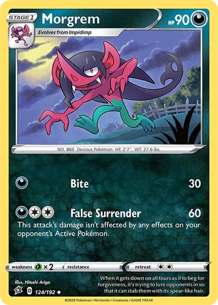 SWSH02: Rebel Clash (SWSH02) - Morgrem (#124/192, Uncommon) ()