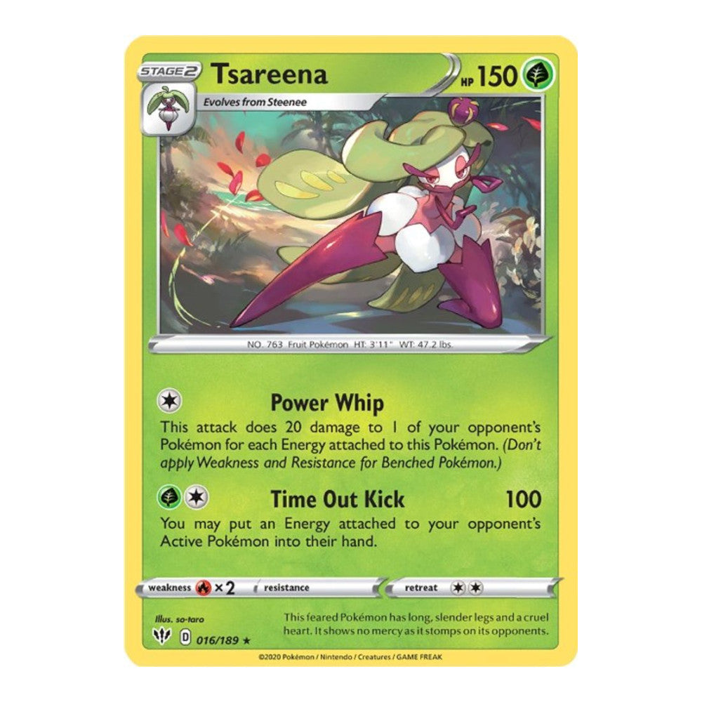 SWSH03: Darkness Ablaze (SWSH03) - Tsareena (#016/189) (Near Mint)