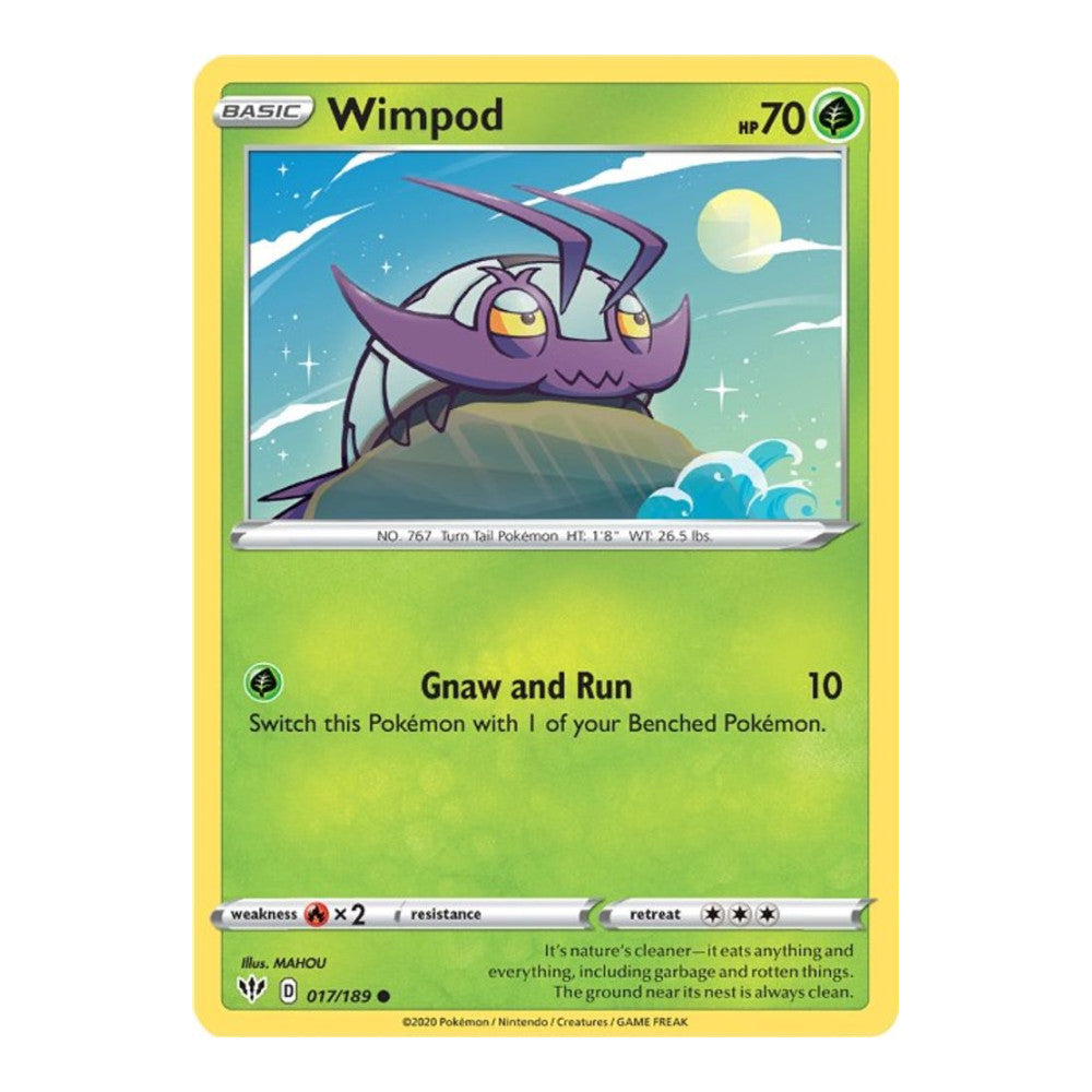 SWSH03: Darkness Ablaze (SWSH03) - Wimpod (#017/189) (Near Mint)