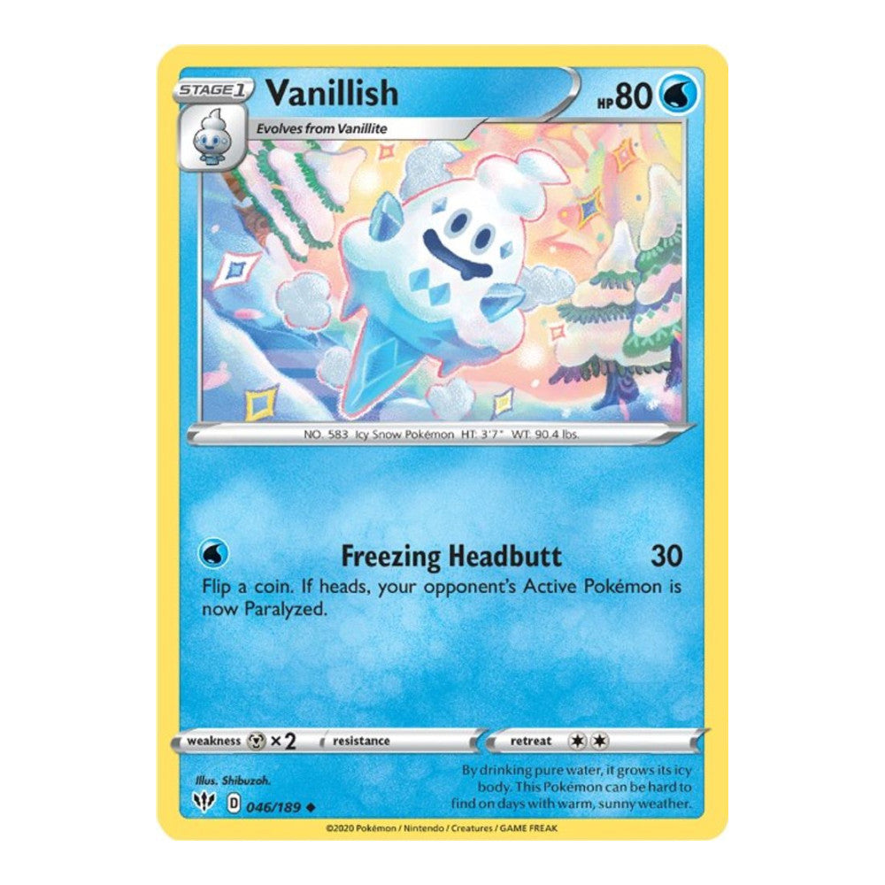SWSH03: Darkness Ablaze (SWSH03) - Vanillish (#046/189) (Near Mint)