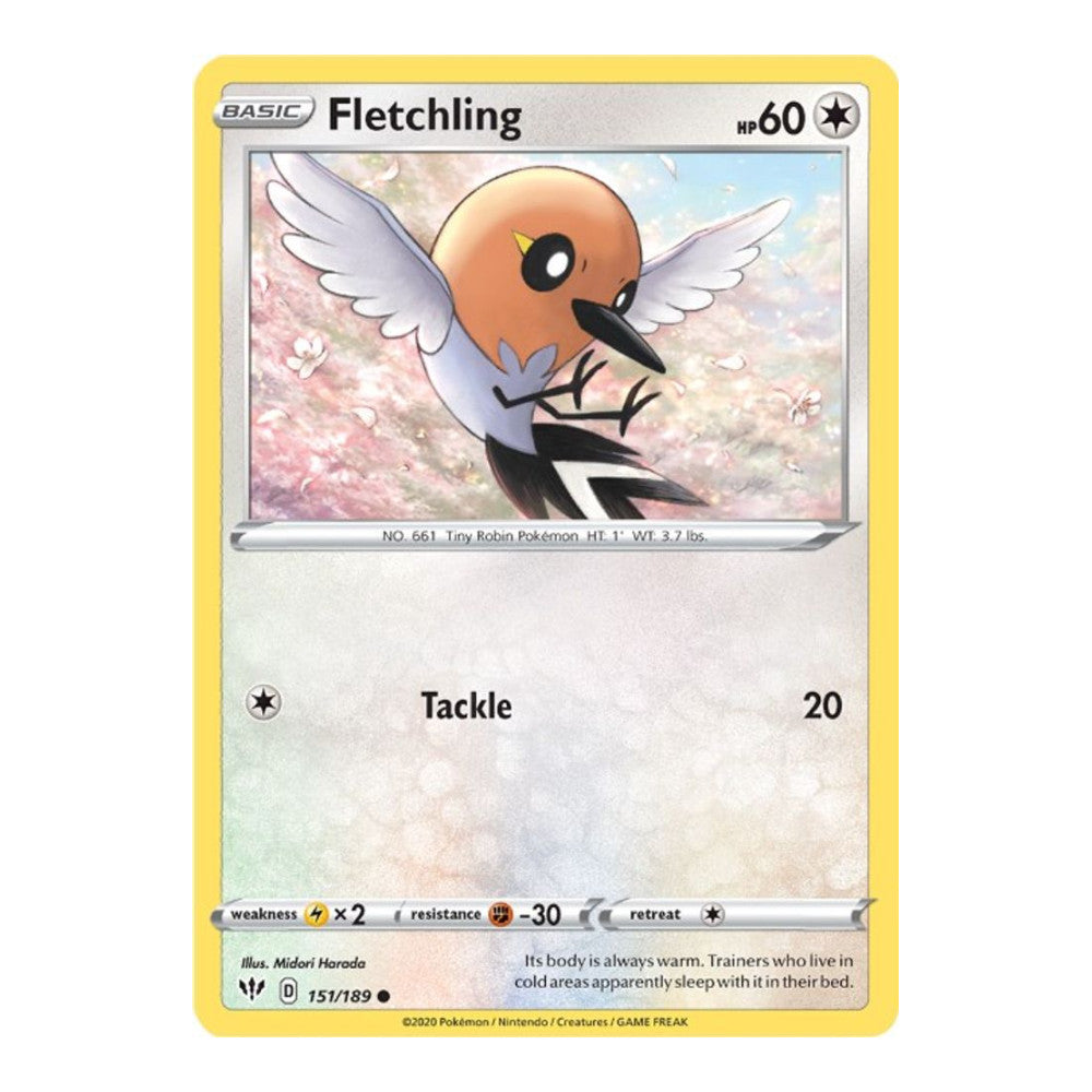 SWSH03: Darkness Ablaze (SWSH03) - Fletchling (#151/189) (Near Mint)