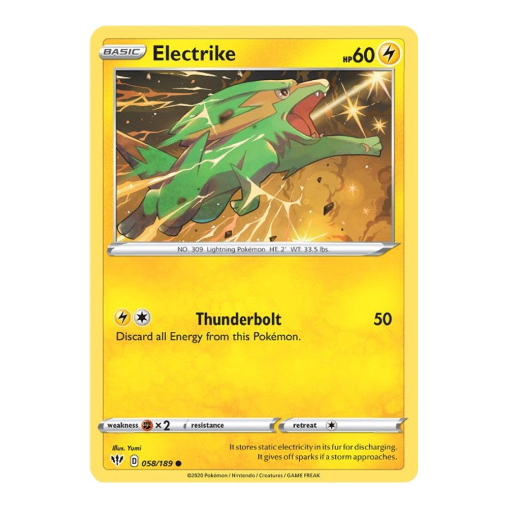 SWSH03: Darkness Ablaze (SWSH03) - Electrike (#058/189) (Near Mint)