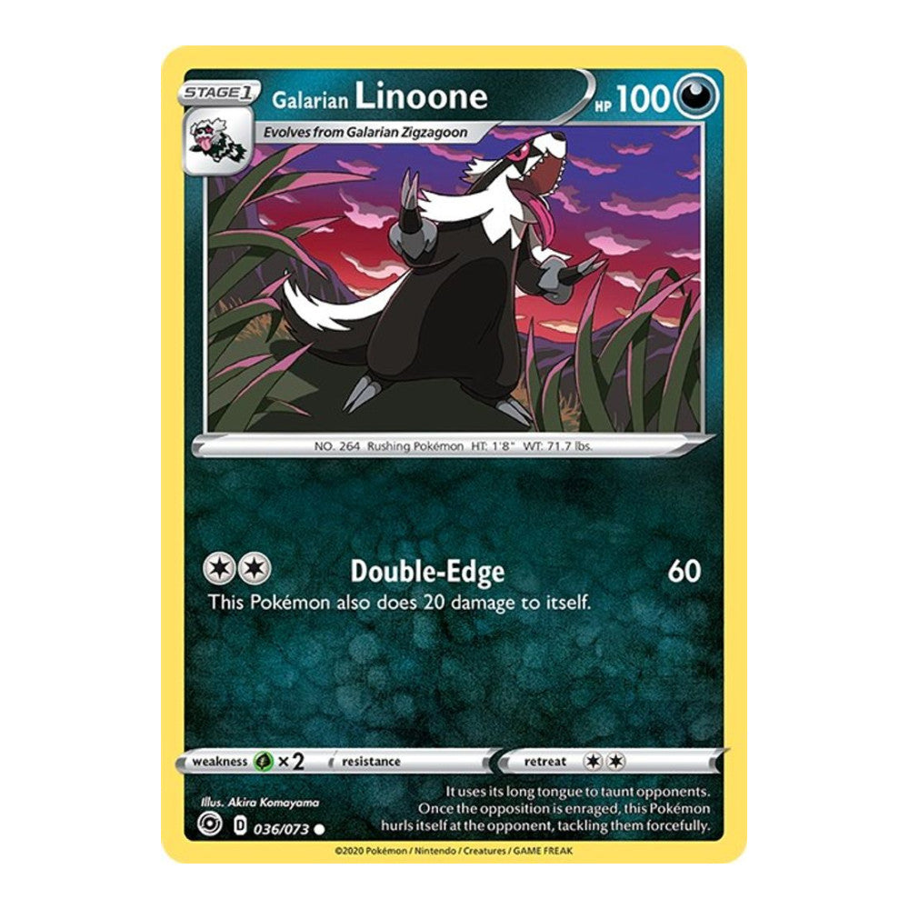 Champion's Path (CHP) - Galarian Linoone (#36/73) (Near Mint)