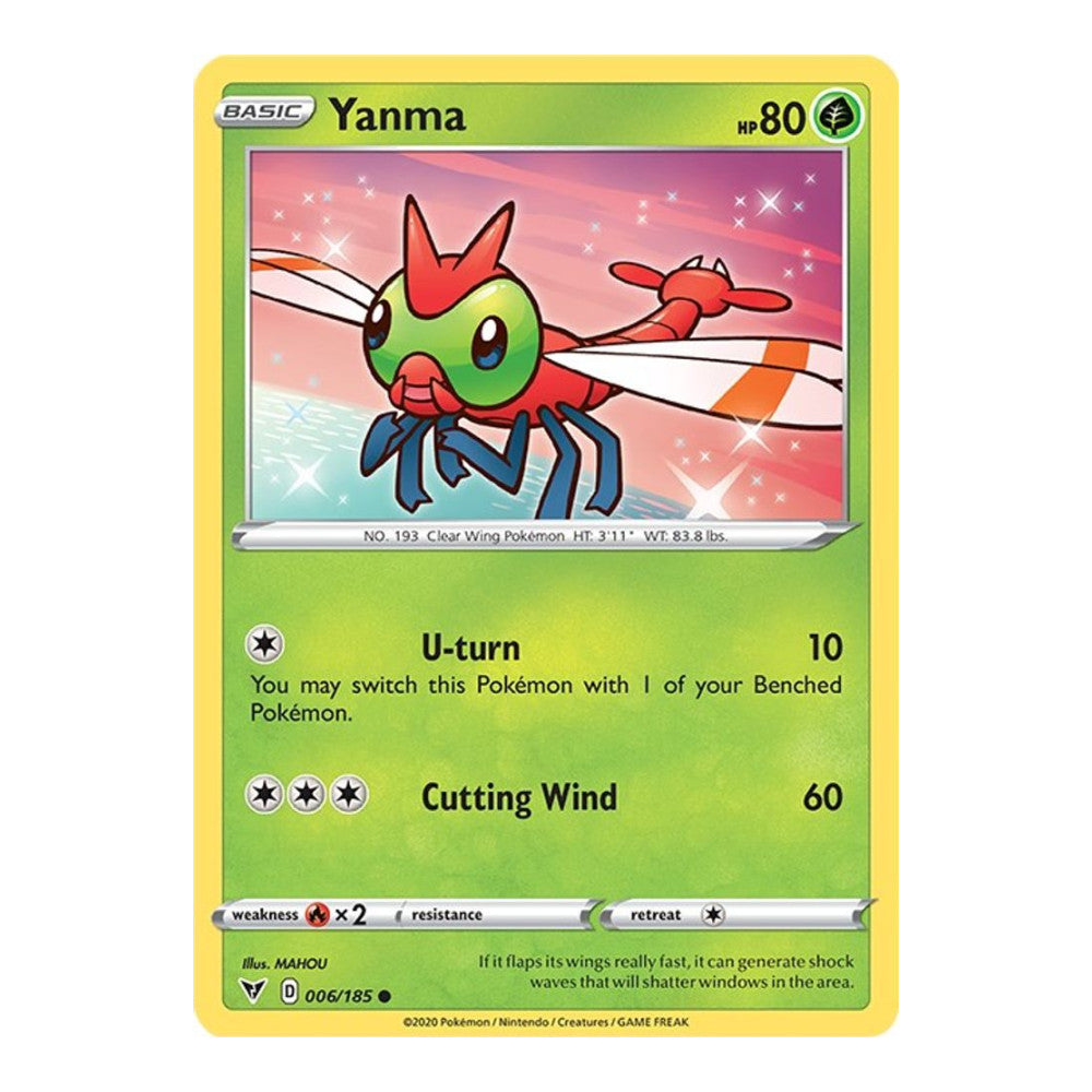 SWSH04: Vivid Voltage (SWSH04) - Yanma (#006/185) (Near Mint)