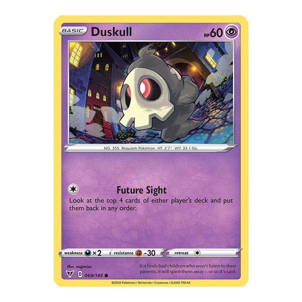 SWSH04: Vivid Voltage (SWSH04) - Duskull (#069/185) (Near Mint)