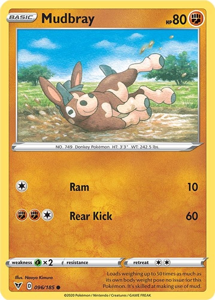 SWSH04: Vivid Voltage (SWSH04) - Mudbray (#096/185, Common) ()
