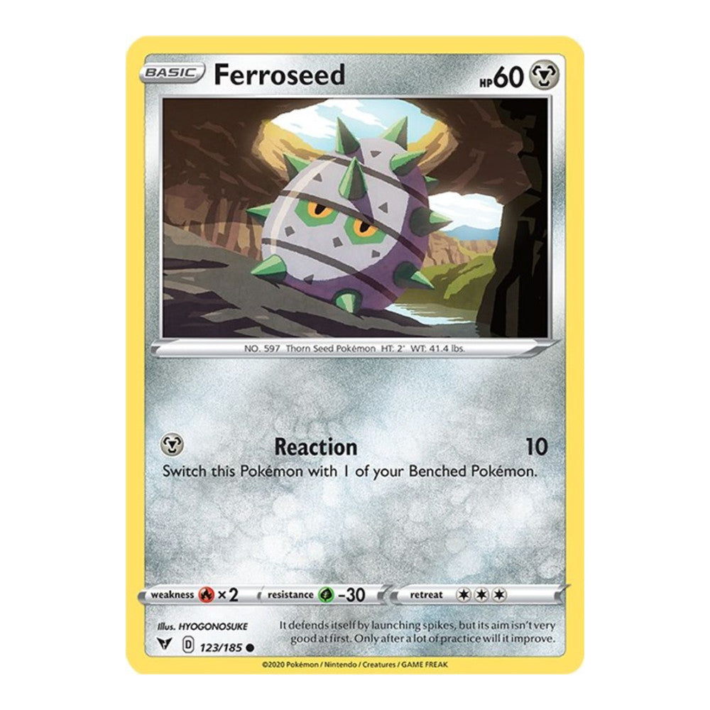 SWSH04: Vivid Voltage (SWSH04) - Ferroseed (#123/185) (Near Mint)