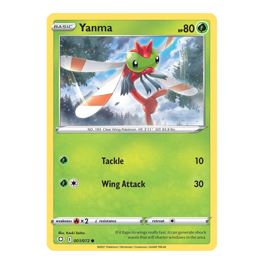 Shining Fates (SHF) - Yanma (#001/072) (Near Mint)