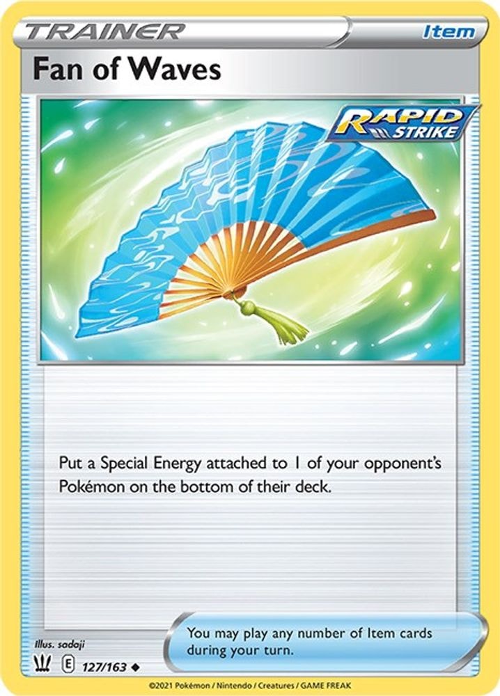 SWSH05: Battle Styles (SWSH05) - Fan of Waves (#127/163, Uncommon) ()