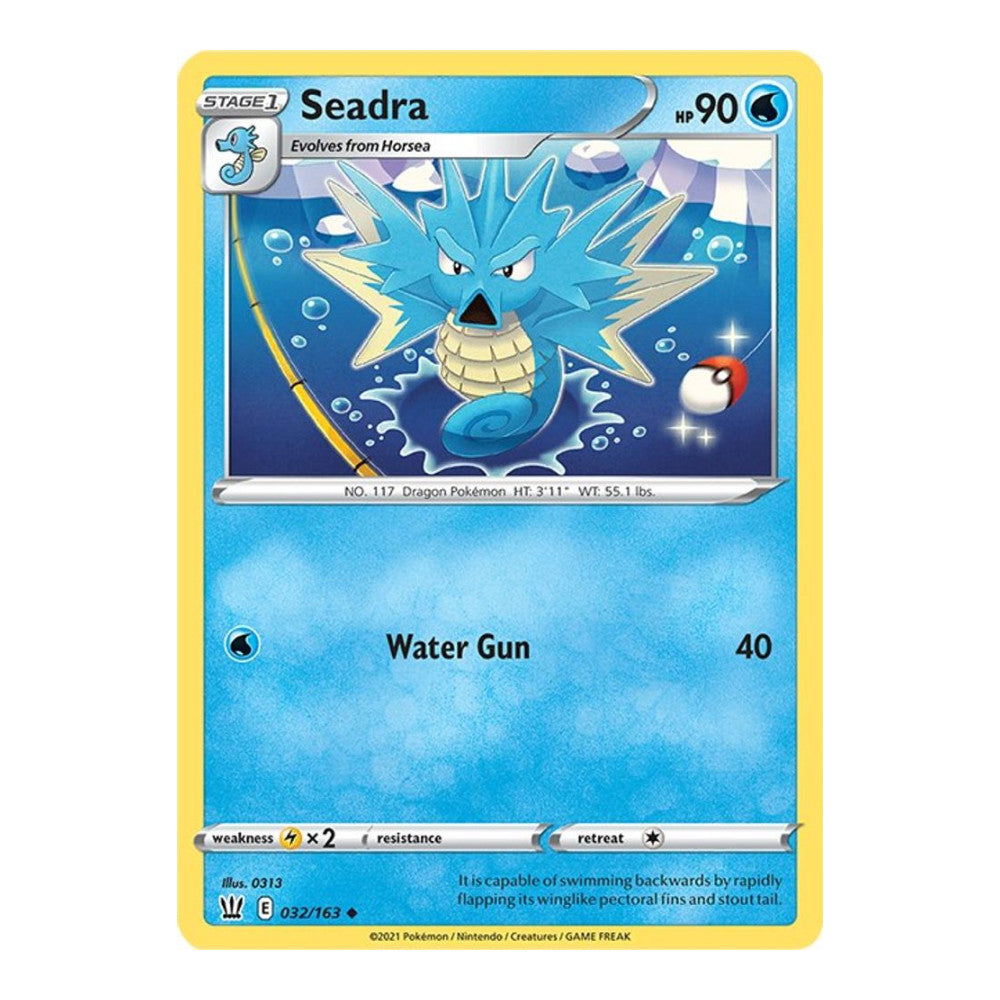 SWSH05: Battle Styles (SWSH05) - Seadra (#032/163) (Near Mint)