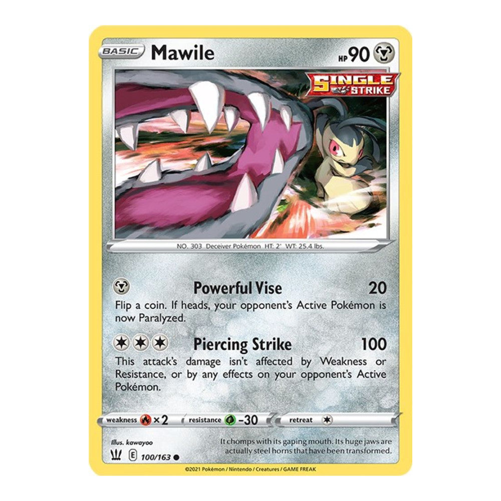 SWSH05: Battle Styles (SWSH05) - Mawile (#100/163) (Near Mint)