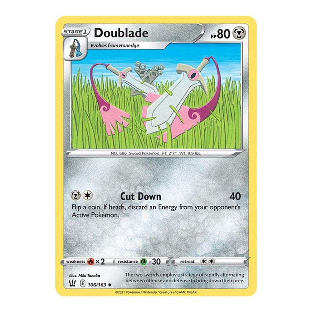SWSH05: Battle Styles (SWSH05) - Doublade (#106/163) (Near Mint)