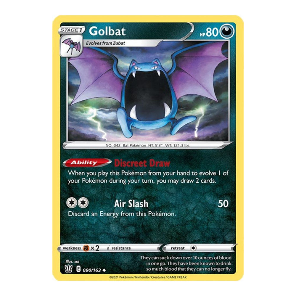 SWSH05: Battle Styles (SWSH05) - Golbat (#090/163) (Near Mint)