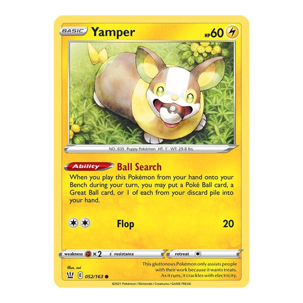 SWSH05: Battle Styles (SWSH05) - Yamper (#052/163) (Near Mint)