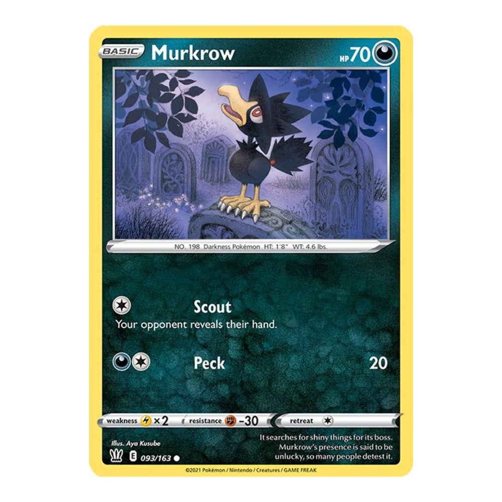 SWSH05: Battle Styles (SWSH05) - Murkrow (#093/163) (Near Mint)