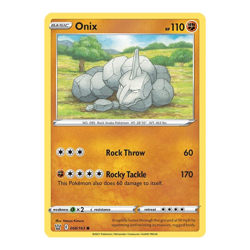SWSH05: Battle Styles (SWSH05) - Onix (#068/163) (Near Mint)