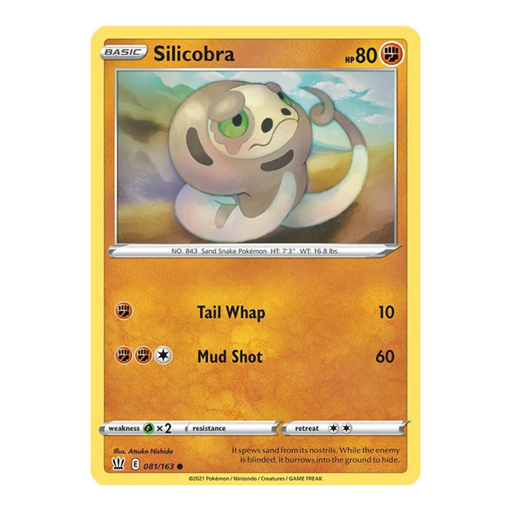 SWSH05: Battle Styles (SWSH05) - Silicobra (#081/163) (Near Mint)