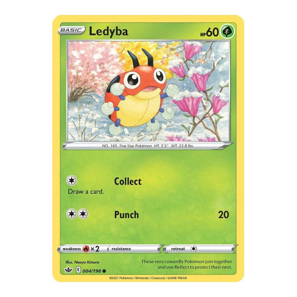 SWSH06: Chilling Reign (SWSH06) - Ledyba (#004/198) (Near Mint)