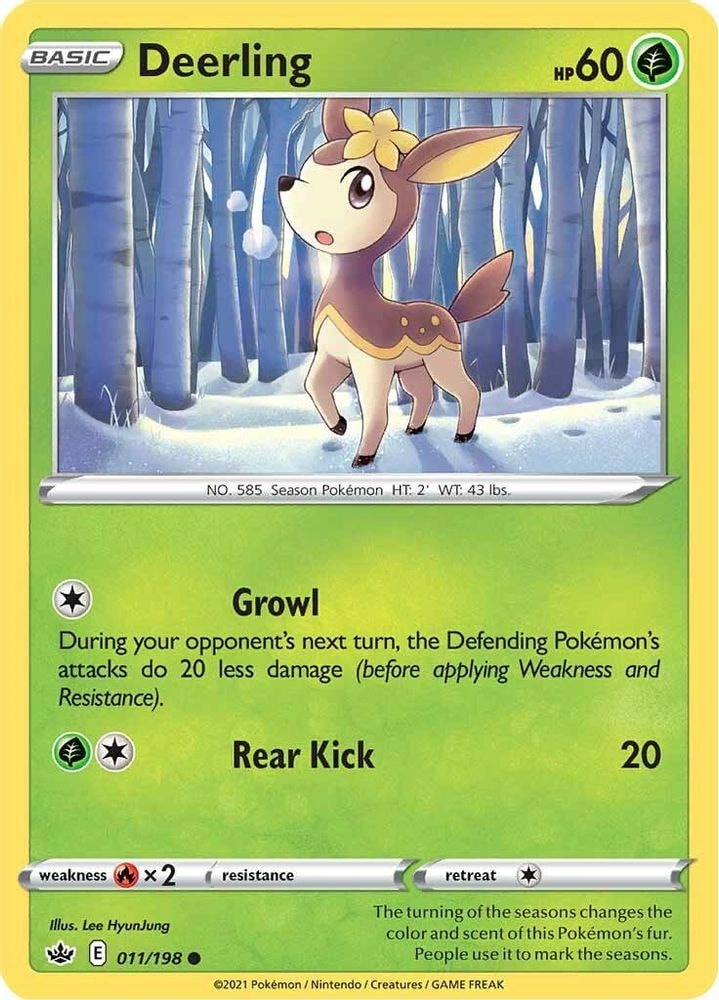 SWSH06: Chilling Reign (SWSH06) - Deerling (#011/198, Common) ()