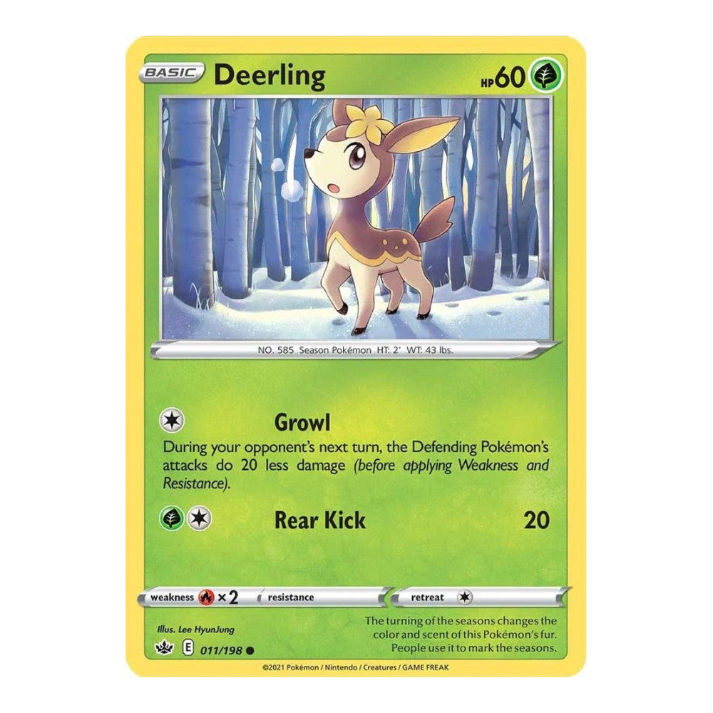 SWSH06: Chilling Reign (SWSH06) - Deerling (#011/198) (Near Mint)