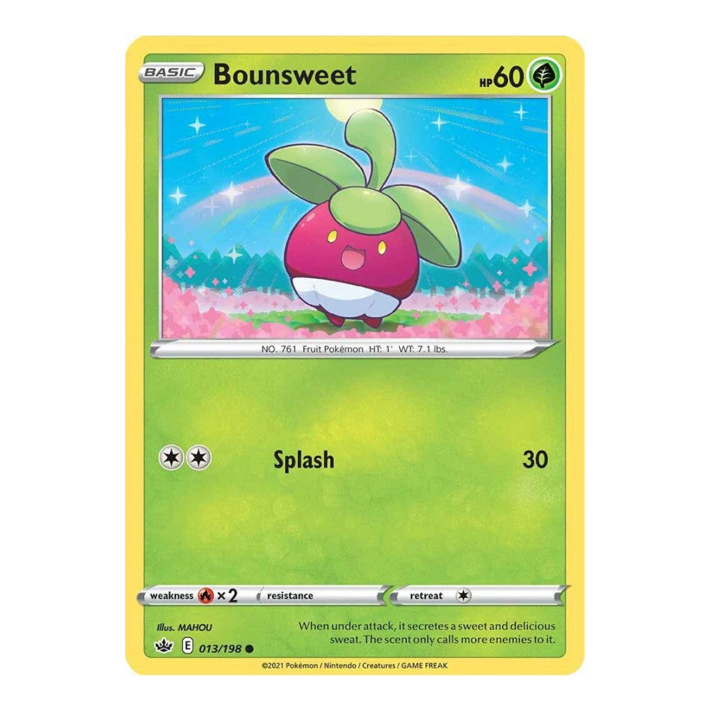 SWSH06: Chilling Reign (SWSH06) - Bounsweet (#013/198) (Near Mint)