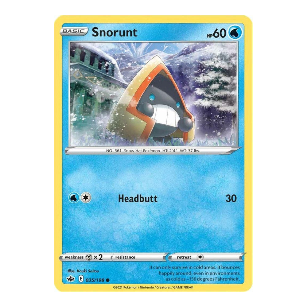 SWSH06: Chilling Reign (SWSH06) - Snorunt (#035/198) (Near Mint)