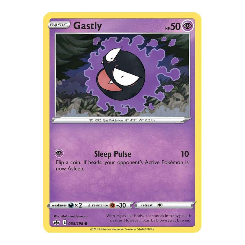 SWSH06: Chilling Reign (SWSH06) - Gastly (#055/198) (Near Mint)