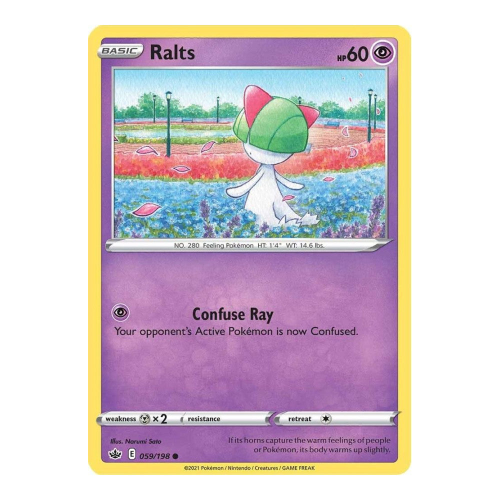 SWSH06: Chilling Reign (SWSH06) - Ralts (#059/198) (Near Mint)