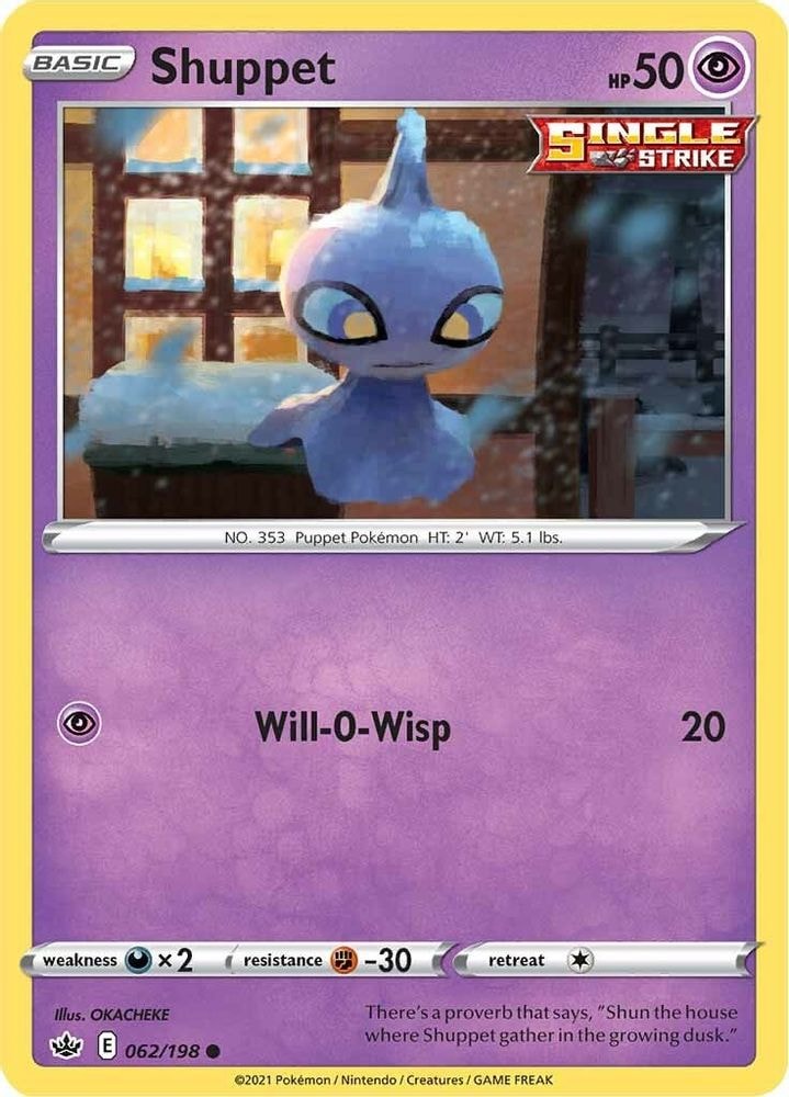 SWSH06: Chilling Reign (SWSH06) - Shuppet (#062/198, Common) ()