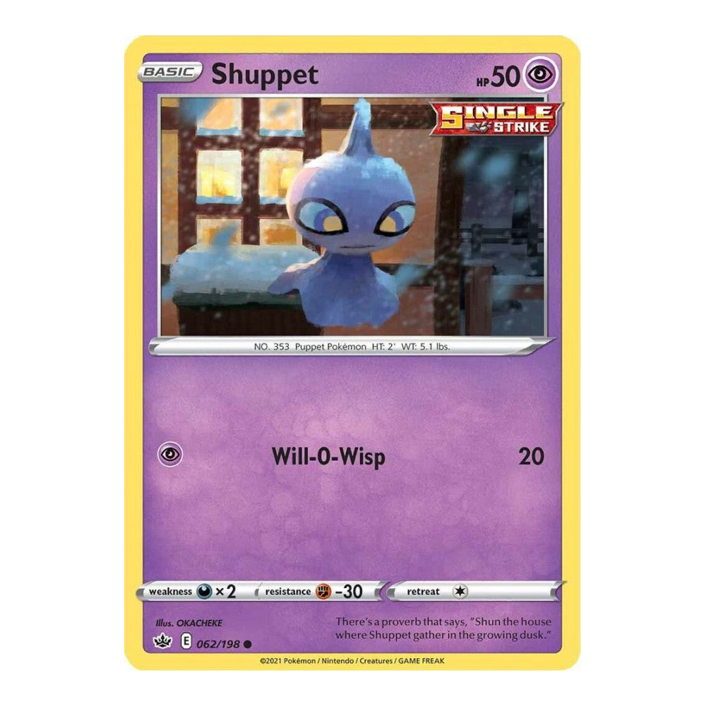SWSH06: Chilling Reign (SWSH06) - Shuppet (#062/198) (Near Mint)