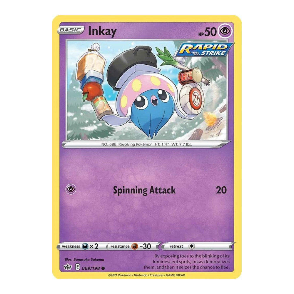 SWSH06: Chilling Reign (SWSH06) - Inkay (#069/198) (Near Mint)