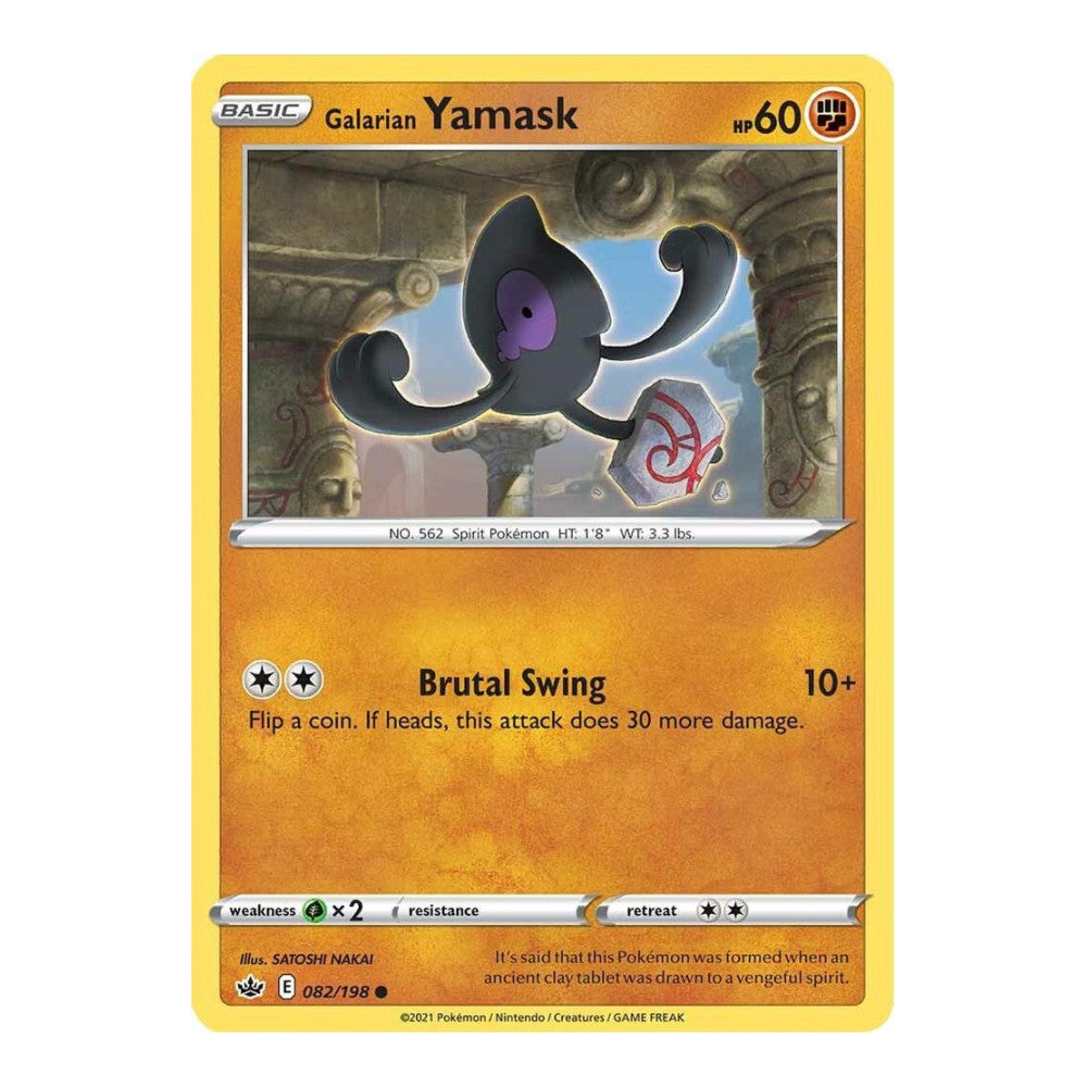 SWSH06: Chilling Reign (SWSH06) - Galarian Yamask (#082/198) (Near Mint)