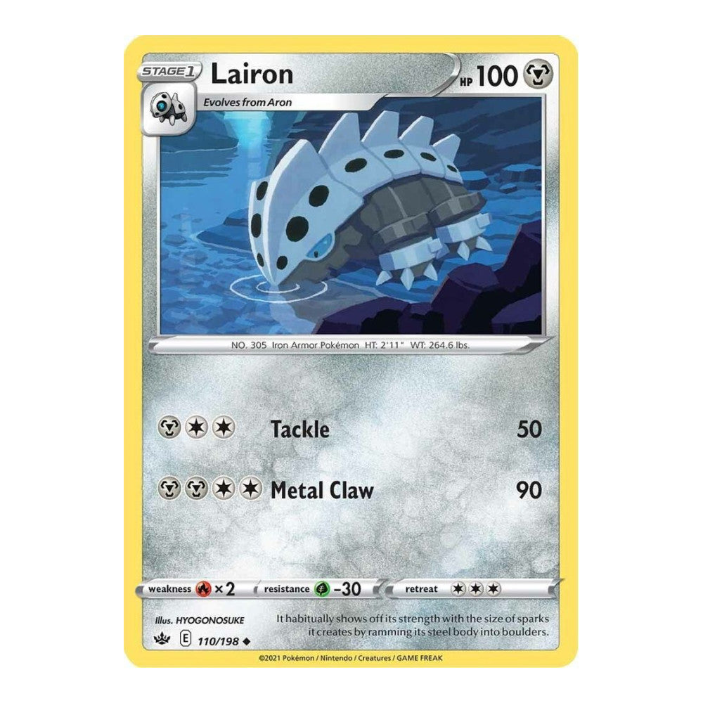 SWSH06: Chilling Reign (SWSH06) - Lairon (#110/198) (Near Mint)