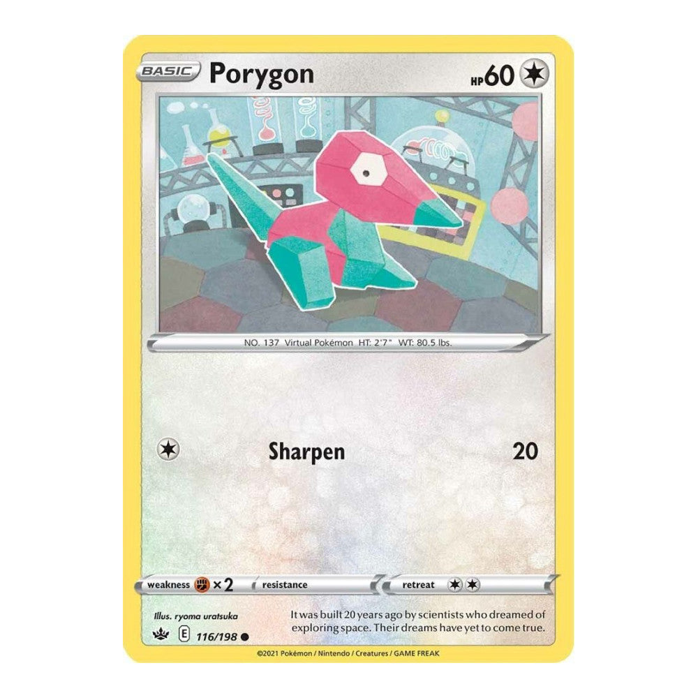SWSH06: Chilling Reign (SWSH06) - Porygon (#116/198) (Near Mint)